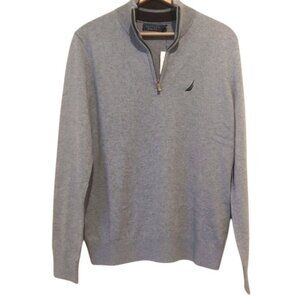 NWT NAUTICA NAVTECH Sweater 1/4 Zip Soft Stretch Temp Control Men's XS MSRP $79